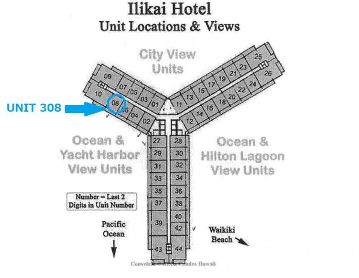 Ilikai Apt 308 - Spacious Studio With Stunning Ocean & Harbor Views Honolulu Exterior photo